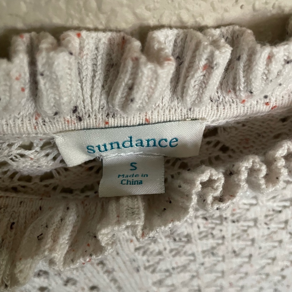 Sundance Women's Cream Knit Sweater - Picture 2 of 3